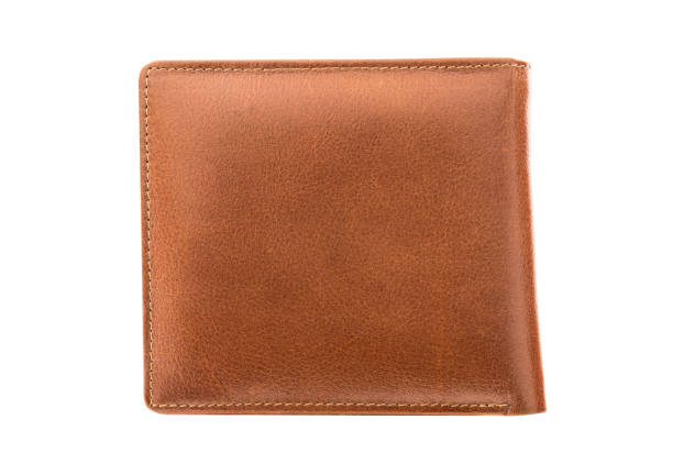 istock brown leather wallet isolated on white background 804286600