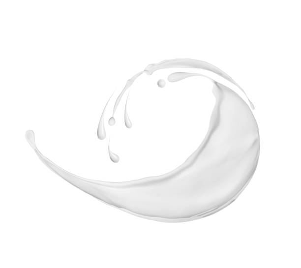 istock Splash of milk or cream on white background 804292258