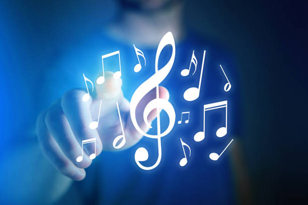 istock Concept of listenning music on a device - Technology concept 804295896