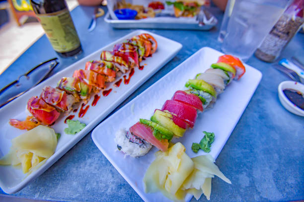 Sushi from a restaurant in southern California