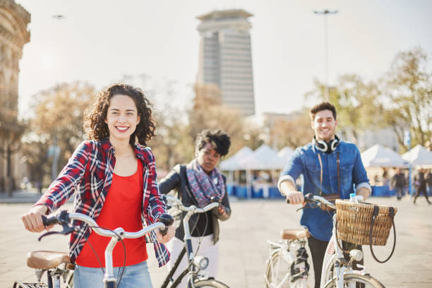 istock Friends enjoying an afternoon in Barcelona. 804343350