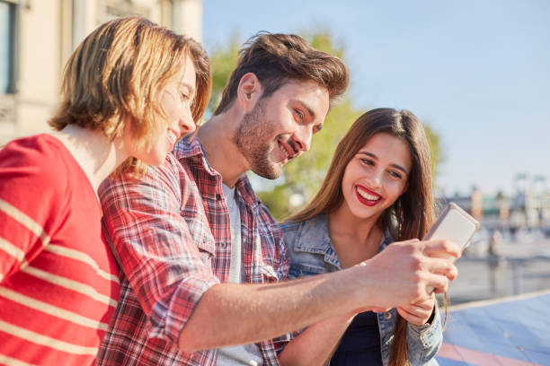 istock Friends enjoying an afternoon in Barcelona. 804343410