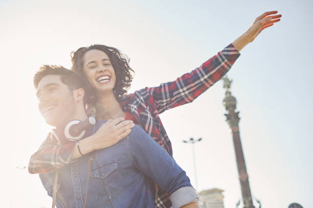 istock Friends enjoying an afternoon in Barcelona. 804343746