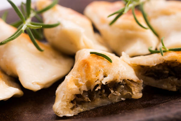 istock Polish pierogi filled with cabbage and mushrooms 804353806