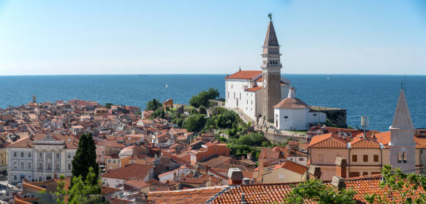 istock Panorama of Piran 804354134