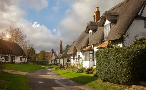 istock Duck Lane, Welford on Avon, Warwickshire, England 804401626