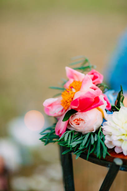 istock Flowers at the wedding ceremony. Wedding in Montenegro on Mount 804411038