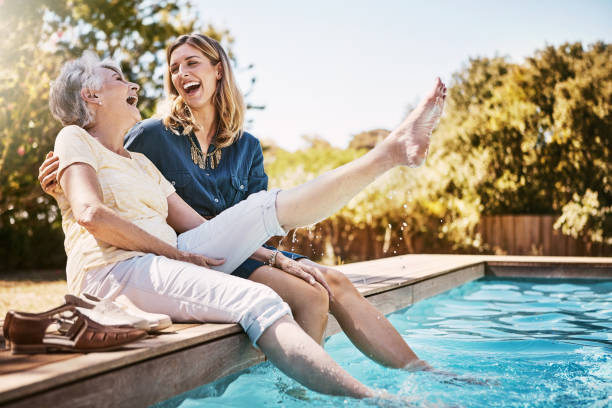 Kicking off summer with a dip in the pool