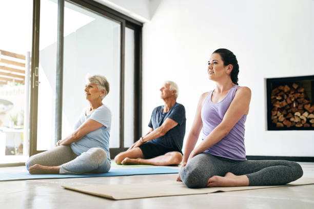istock Yoga really is for anyone, at any age 804427138