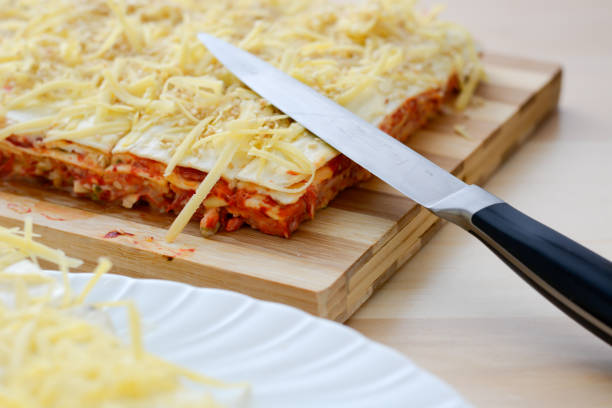 Salt cake with cheese and red paprika