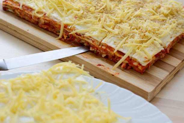 Salt cake with cheese and red paprika