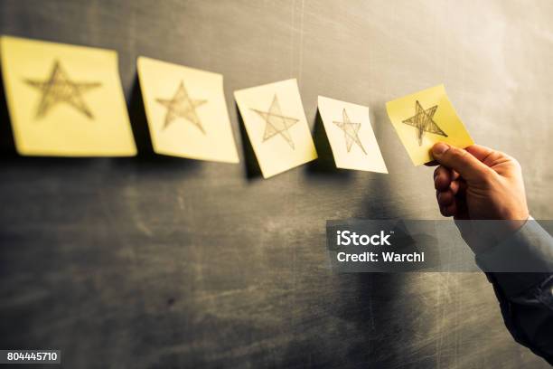 Five Stars Rating Stock Photo - Download Image Now - Performance, Leadership, Quality Control