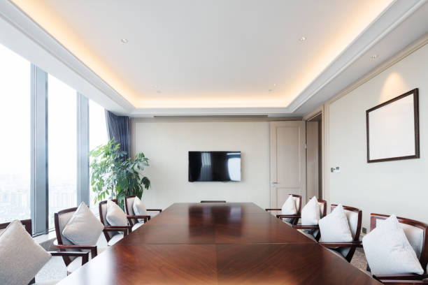 istock interior of modern meeting room 804460508