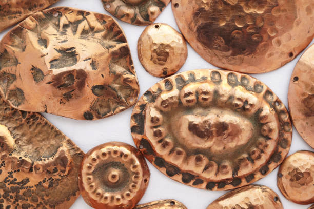 istock Hand made ethnic copper medallions 804487750