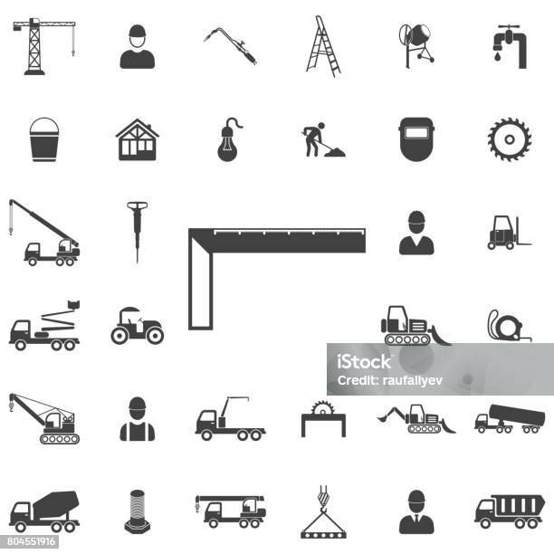 Triangle Icon Stock Illustration - Download Image Now - Icon Symbol, Tool Belt, Angle