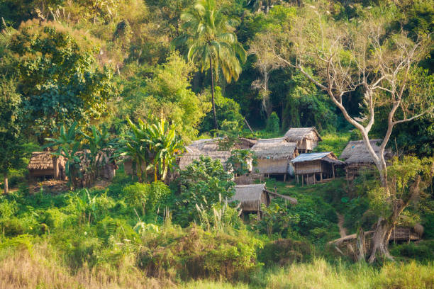istock Landscape during Mekong cruise Laos 804607538
