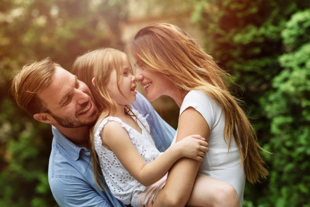 istock Happy family in a loving hug 804613284