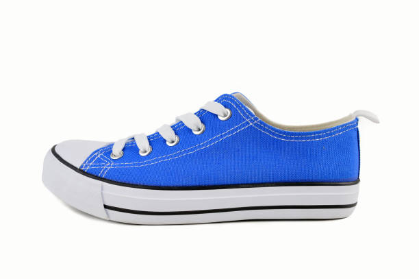 istock profile of a blue sneaker 804622336