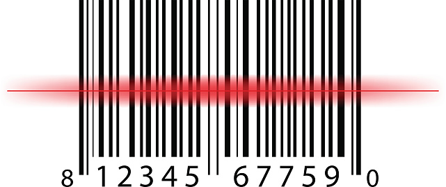 David Bar Scan Code Bar Qr Code Scanning Vector Digital Code Scan Stock Illustration ...