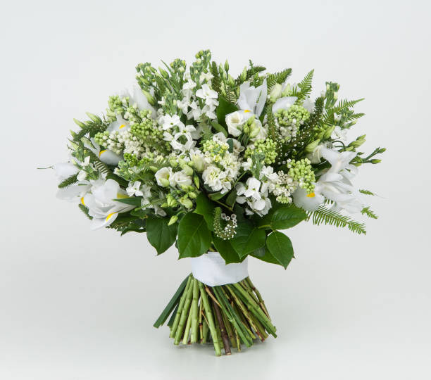 istock bouquet of flowers on a white background 804638792