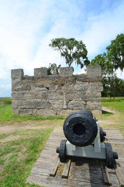 istock Cannon guarding Fort Frederica 804641082