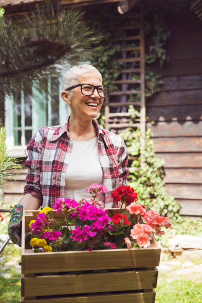 istock Greenery with mature couple 804661744