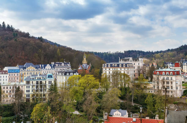 istock View of Karlovy Vary, Czech republic 804664106