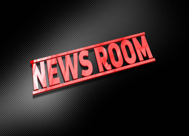 istock Newsroom - (Glossy 3D text on a Black Carbon Fiber Backdrop) 804667804