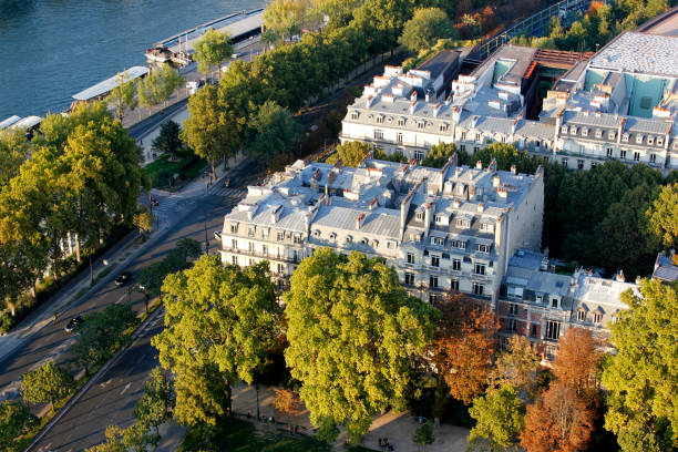 istock Parisian Buildings By the Seine 804689028