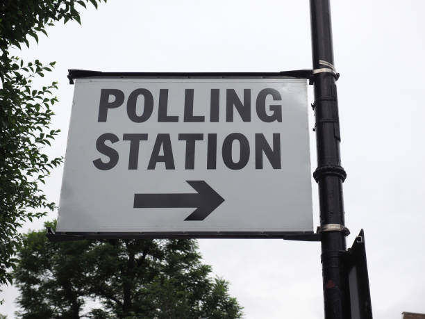 istock Polling station in London 804695410