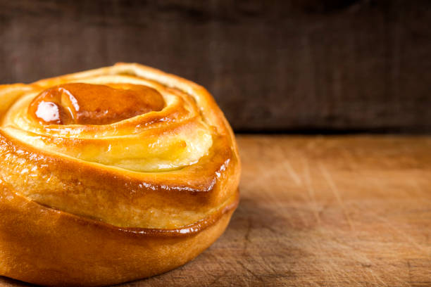 istock Fresh sweet homemade cinnamon roll 804701698