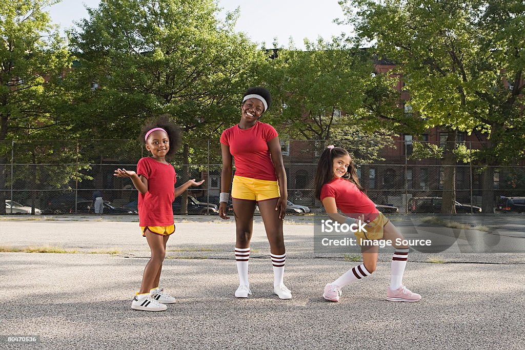 Meninas no parque infantil - Royalty-free Adolescente Foto de stock