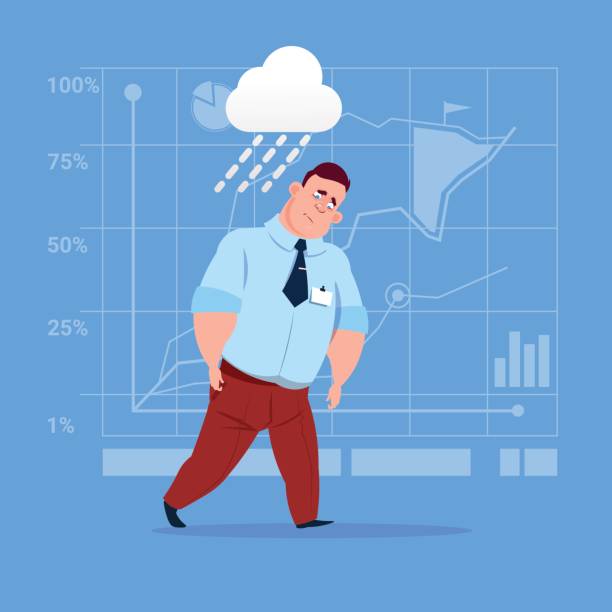 illustrations, cliparts, dessins animés et icônes de homme d’affaires mouille sous la pluie gros problème panne concept - business businesswoman distraught backgrounds