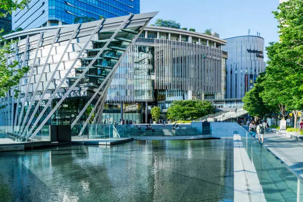 Urban landscape in  Osaka, Japan