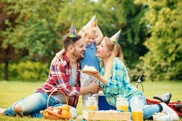istock Happy Family in the Park 804760894