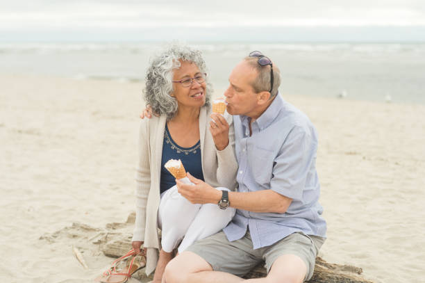 istock Senior couple on vacation together 804774810