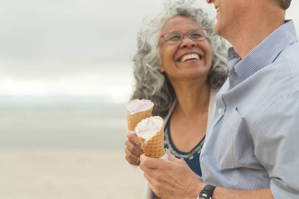 istock Senior couple on vacation together 804774824