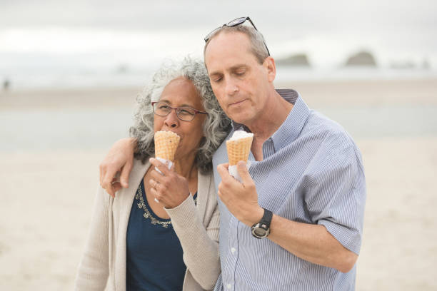 istock Senior couple on vacation together 804774826