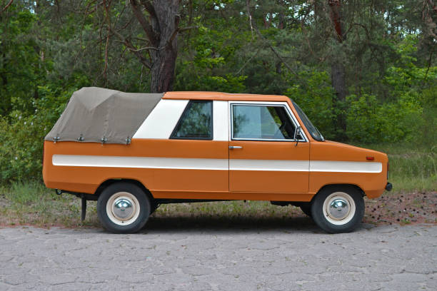 vintage historic car of GDR - east germany - Trabant