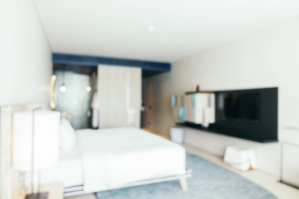 istock Abstract blur and defocused beautiful luxury bedroom interior 804820220