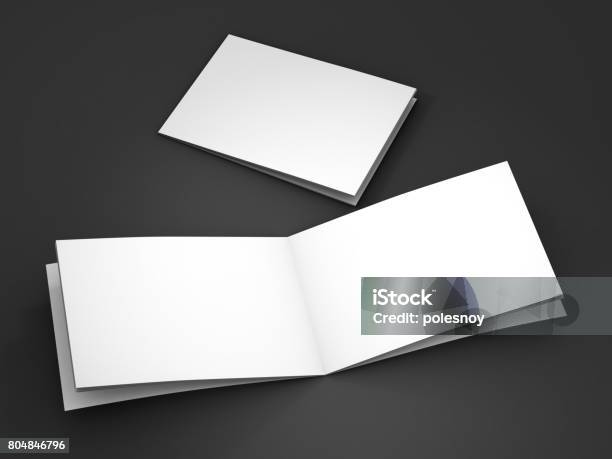 Magazine Book Booklet Or Brochure Mockup 3d Rendering Stock Photo - Download Image Now