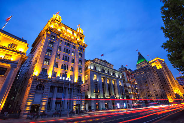 istock The bund at dusk, Shanghai, China 804857496