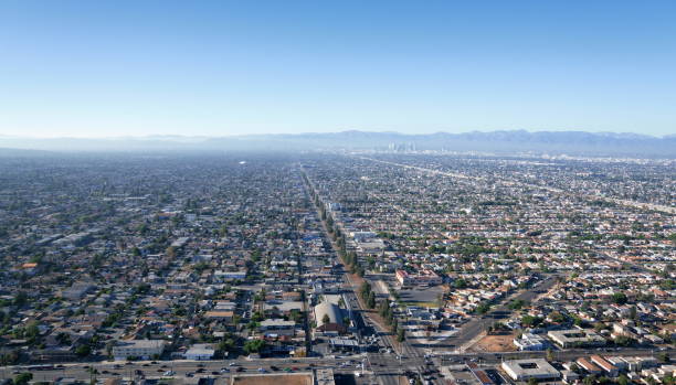 istock Aerial view of Los Angeles 804876036