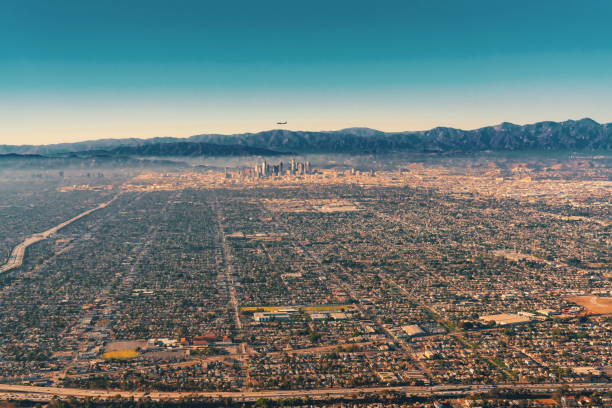 istock Aerial view of Los Angeles 804876078