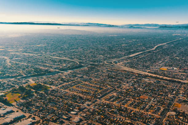 istock Aerial view of Los Angeles 804876086