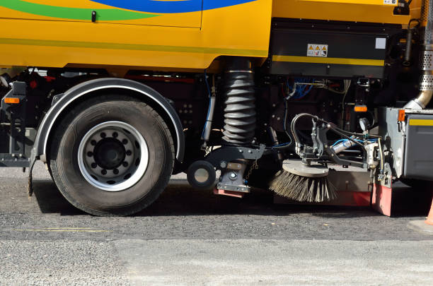 istock Cleaning of road 804901170