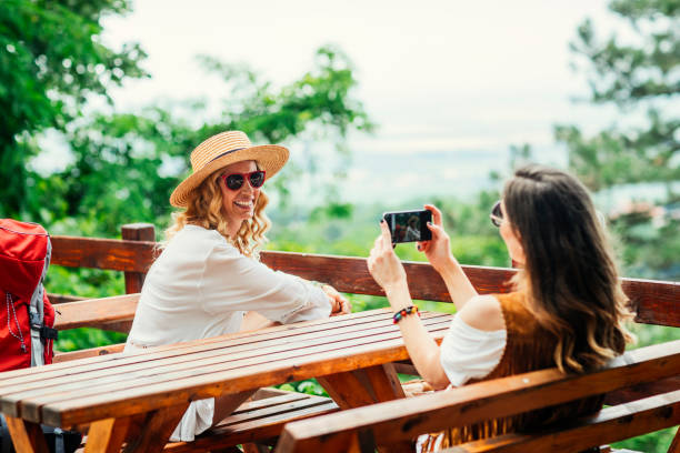 istock Women resting after hiking in nature 804940216