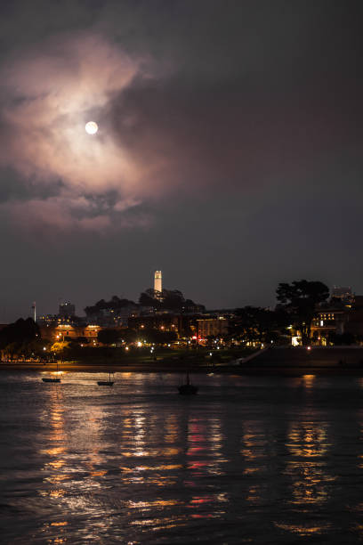 istock San Francisco skyline with Coit Tower at night 804943770