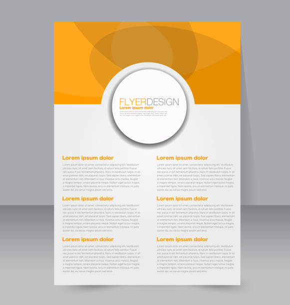 Abstract flyer design background. Brochure template. Abstract flyer design background. Brochure template. To be used for magazine cover business mockup education presentation report. business borders stock illustrations
