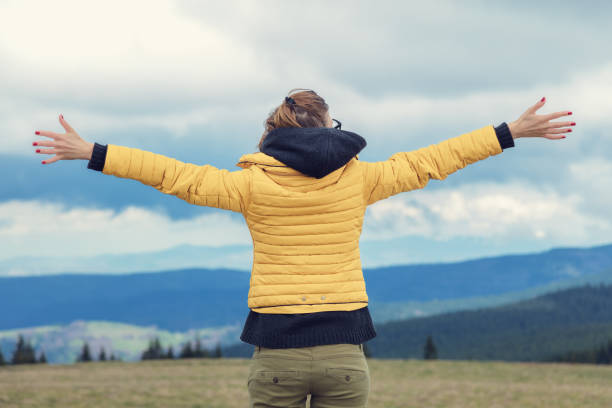 istock Enjoying in the nature and feeling free. 804955636